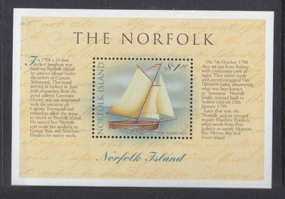 Norfolk purjelaiva blokki