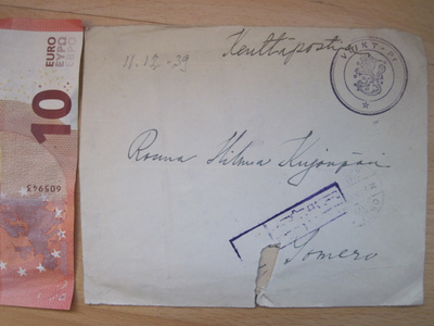 VANHA Kuori Kenttäposti VI/KT-PR 1939