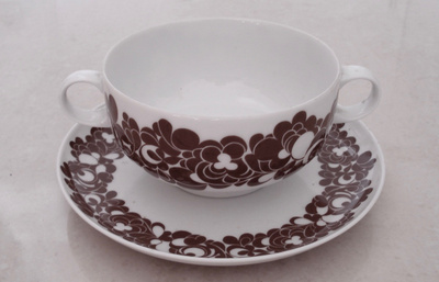 ROSENTHAL KEITTO- MÜSLIKUPIT 70- luvulta, 6 kpl. 30,00€