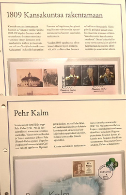 Pehr Kalm tutkija tai Suomen sota 1809, rahakirje FDC