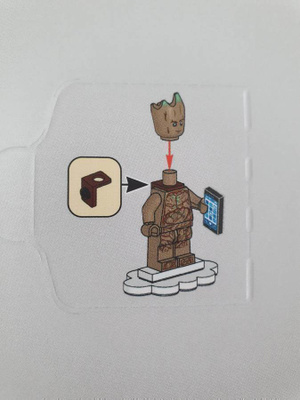 LEGO Groot with Phone and Stand