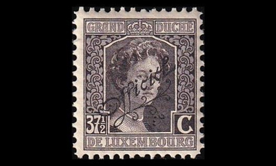 Luxemburg 100 * Virkamerkki 37½ C (1915)
