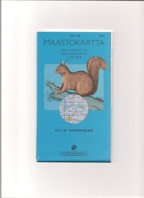 Maastokartta 1:20 000 Hopeaselkä