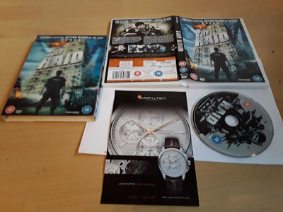The Raid - UK Region 2 DVD (Momentum Pictures, Lenticular)
