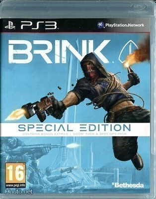 * Brink Special Edition + Fallout Pack PS3 Uusi Lue Kuvaus