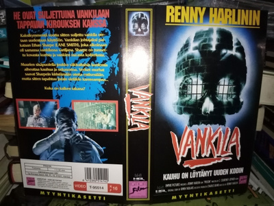 VHS kansipaperi Renny Harlinin VANKILA ( SIS POSTIKULU  )