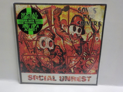 SOCIAL UNREST - SONGS FOR SINNERS UUSI  7"