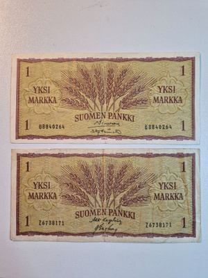 Suomi	1963	1 markka 2kpl (14363)
