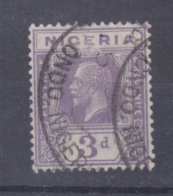 Nigeria 1921 3p violetti