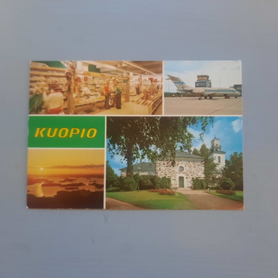 PK Kuopio mm lentokenttä lentokone *