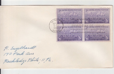 USA FDC 1948  nelilöllä