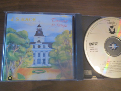 J.S. Bach: Toccata ja fuuga CD