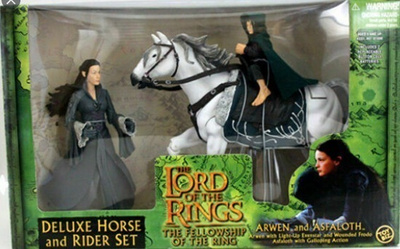 LORD OF THE RINGS -Frodo Arwen toy biz - HEAD HUNTER STORE.