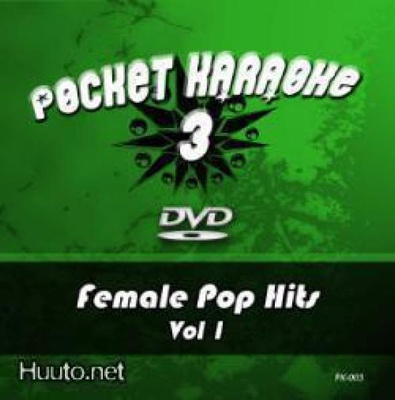 POCKET 3 - FEMALE POP HITS Vol 1 -Karaoke DVD (uusi)