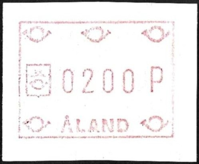 Åland 1984 Yleismerkit FRAMA 2,00 mk ** LaPe ATM Å 1
