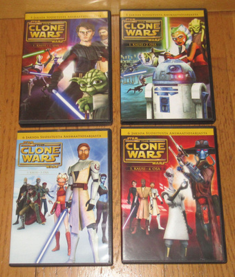 The Clone Wars 1.kausi 1-4. Animaatiosarja