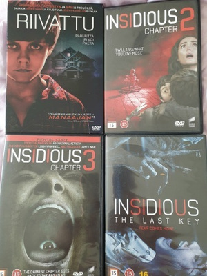 Insidious / Riivattu 1 - 3 + Last Key DVD