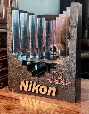 Nikon F4 Camera Display Stand - Complete Kit
