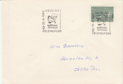 ERIKOISLEIMA , Kevätmessut, Helsinki 25.3.1962