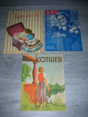 3 vanhaa lehteä 30-50-luvuilta