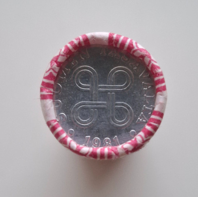 5 penniä 1981 SRP pötkö