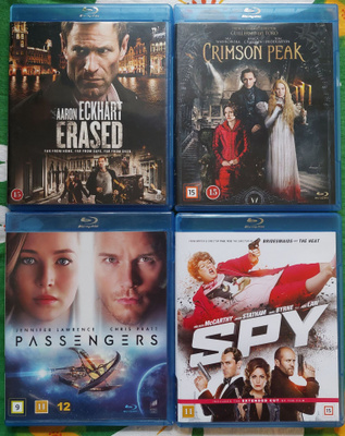 Passenger, Erased, Yksin Marsissa + 11 muuta blu-ray leffaa