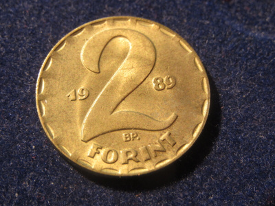 2 forint 1989. Unkari-Hungary