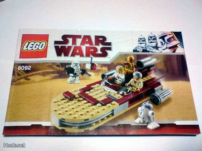 Lego Ohjekirja 8092 Luke´s Landspeeder ( Star Wars )