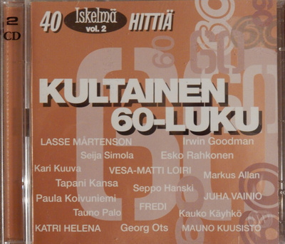 KULTAINEN 60-LUKU, ISKELMÄ VOL 2 (2-CD), ks. kappaleet