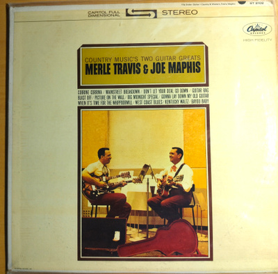 MERLE TRAVIS & JOE MAPHIS:C&W MUSIC'S TEO GUITAR GREATS,LP