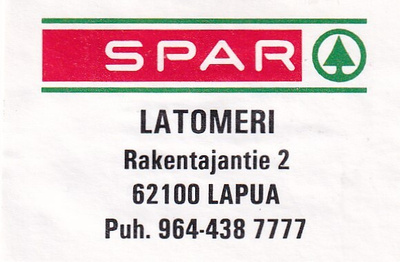 Lapua, Latomeri , SPAR  s17