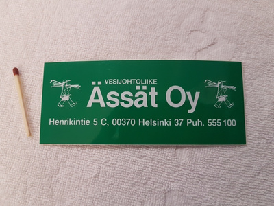 VESIJOHTOLIIKE ÄSSÄT VANHA TARRA