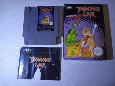 Nes Dragon's Lair Scn Cib