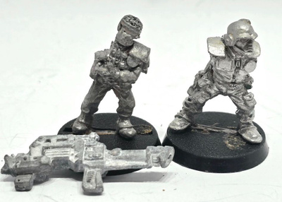 WH40K - 2kpl Imperial Guard Trooper (Rogue Trader) [S163]