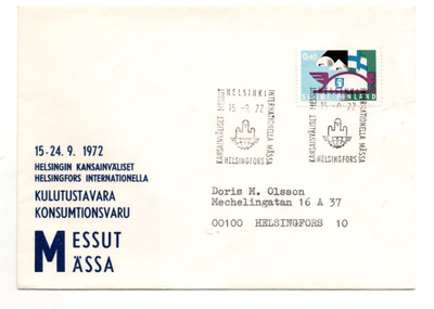 Helsinki: Kansainväliset messut (erikoisleima 15.9.1972)
