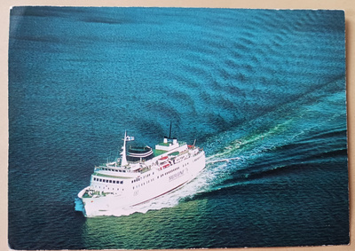 Silja Line, m/s Floria merellä, vanh. väripk, k. k-k