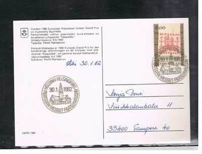 1982  Hki - Filatelian messut