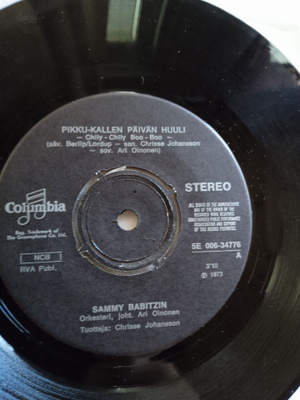 SINGLE- LEVY: SAMMY BABITZIN