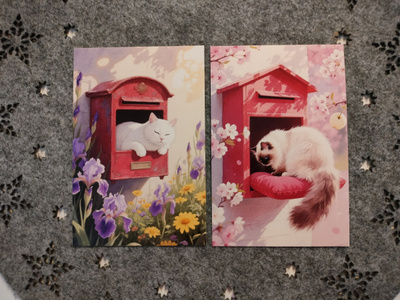 ~Kissa kortti~ 2kpl