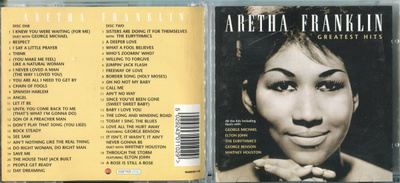 ARETHA FRANKLIN . 2 CD-LEVYÄ . GREATEST HITS