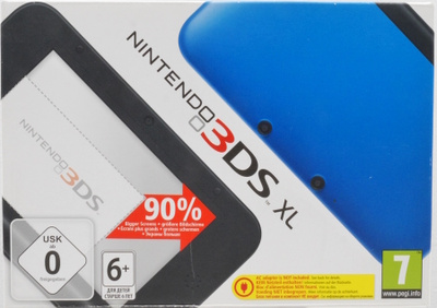 Nintendo 3DS XL Blue + Black Console