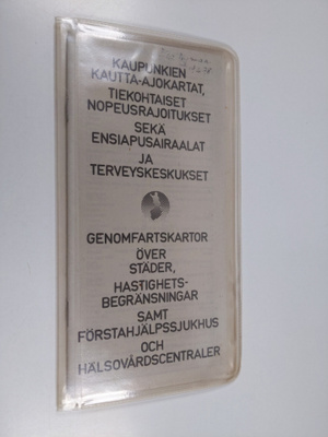 Kaupunkien kautta-ajokartat, tiekohtaiset nopeusrajoituks...