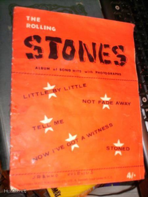 Nuottivihko ROLLING STONES vuodelta 1964 (Sis.pk:t)