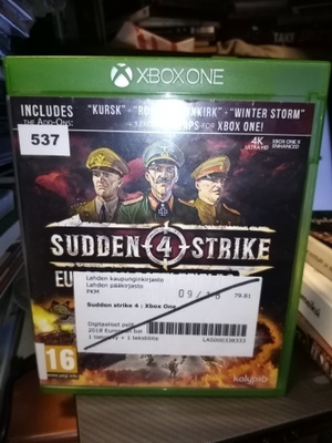 XBOX ONE SUDDEN STRIKE EUROPEAN BATTLEFIELDS