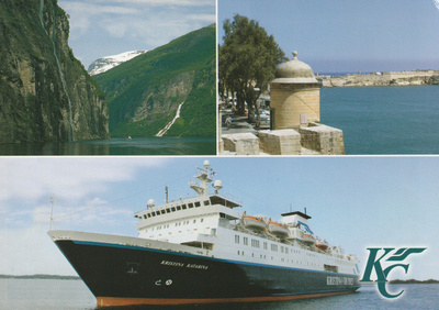 LAIVAKORTTI - M/S KRISTINA KATARINA - 1