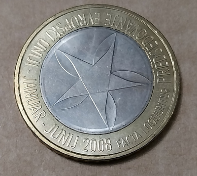 Slovenia 3 € EU puheenjohtajuus 2008