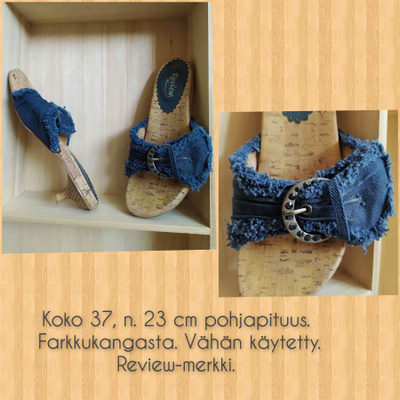 Farkkukorkkarit koko 37