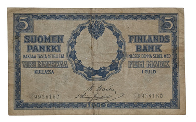 5 Markkaa 1909