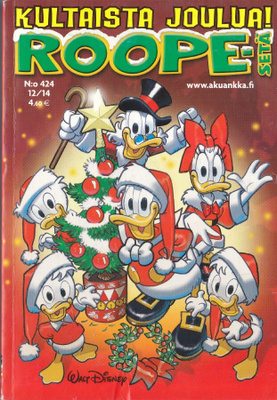 Roope-Setä N:o 424 (12/2014) Kultaista joulua!