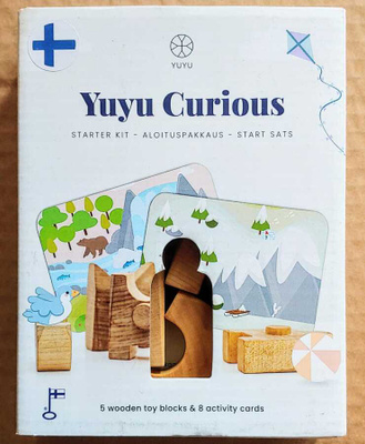 YUYU CURIOUS Suomi – aloituspakkaus, 5 palikkaa + 16 korttia